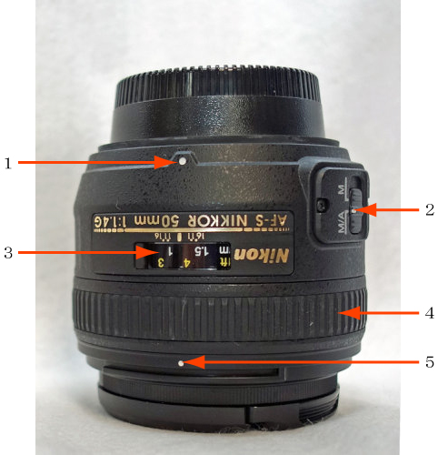 Nikon AF-S NIKKOR 50 mm f/1.4 G Objektiv Schwarz