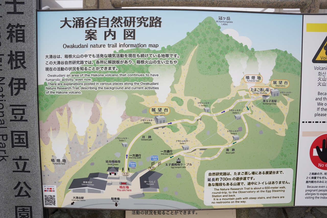 大涌谷MAP