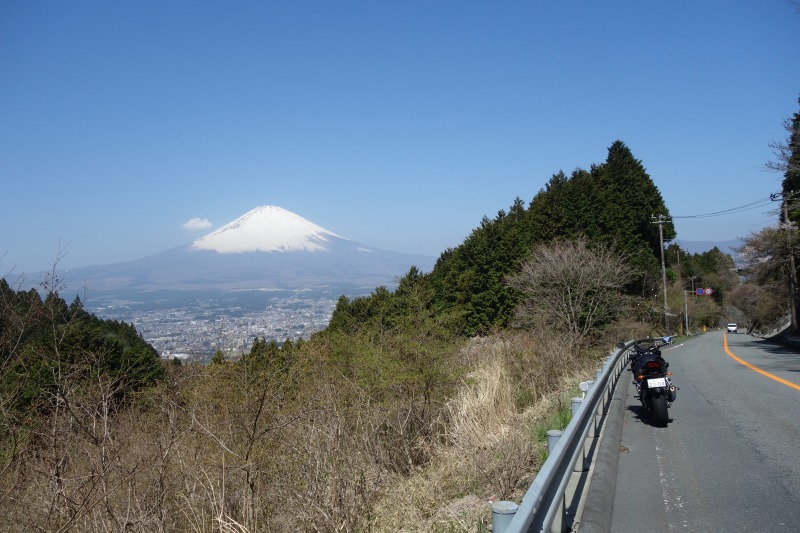 乙女峠から富士山方面への写真