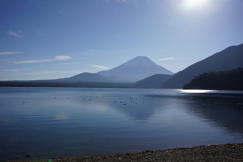 入って一番右側からの富士山