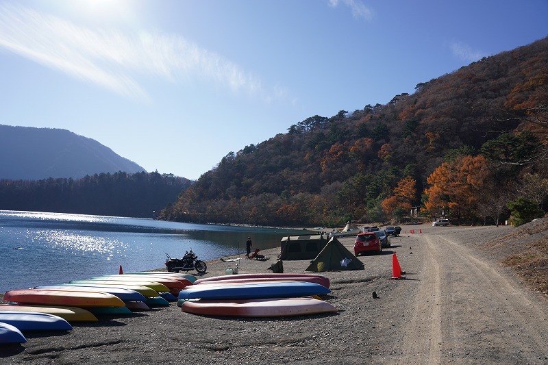 浩庵キャンプ場へ：キャンプ写真