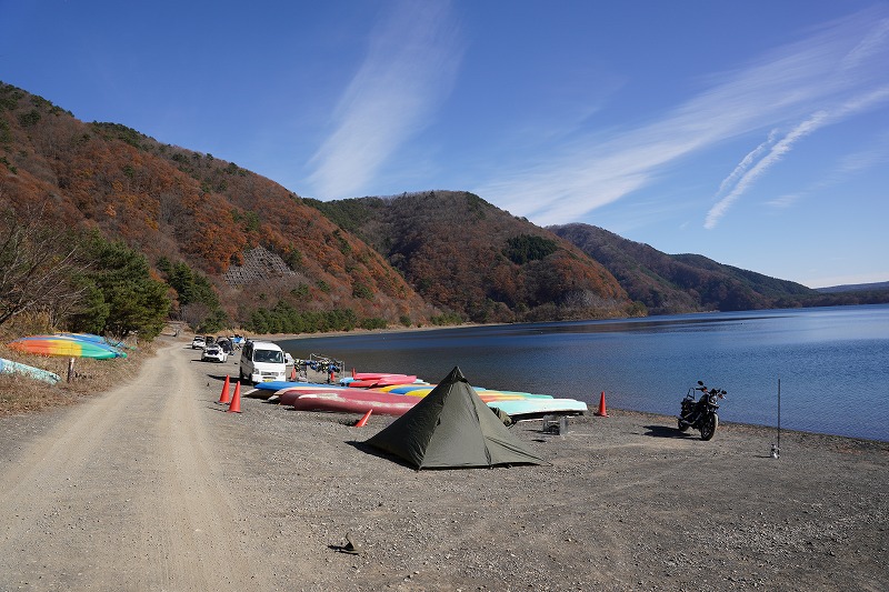 浩庵キャンプ場へ：キャンプ写真