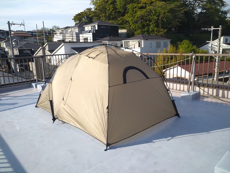naturehike the hills solo テントの実際