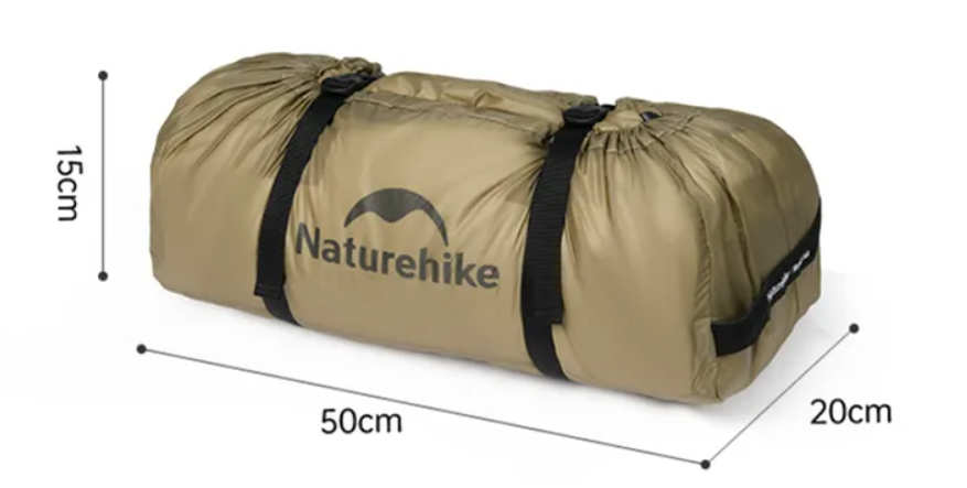 naturehike the hills solo テントの収納サイズ