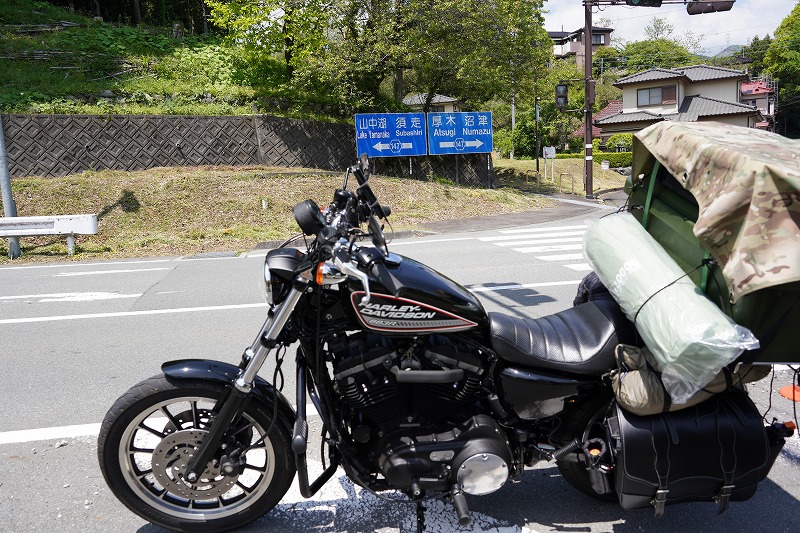 山伏オートキャンプ場：ツーリングキャンプ写真