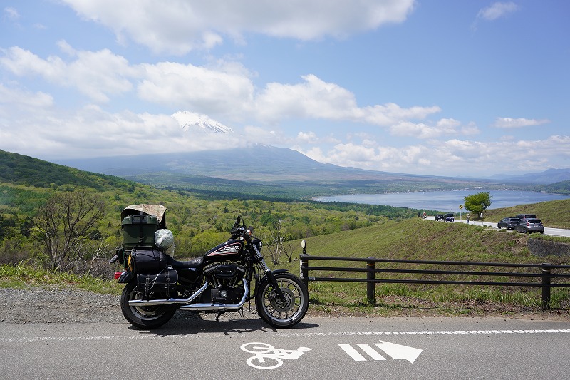山伏オートキャンプ場：ツーリングキャンプ写真