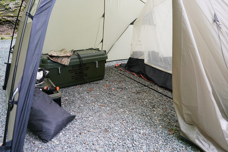 naturehike the hills solo テントの実際