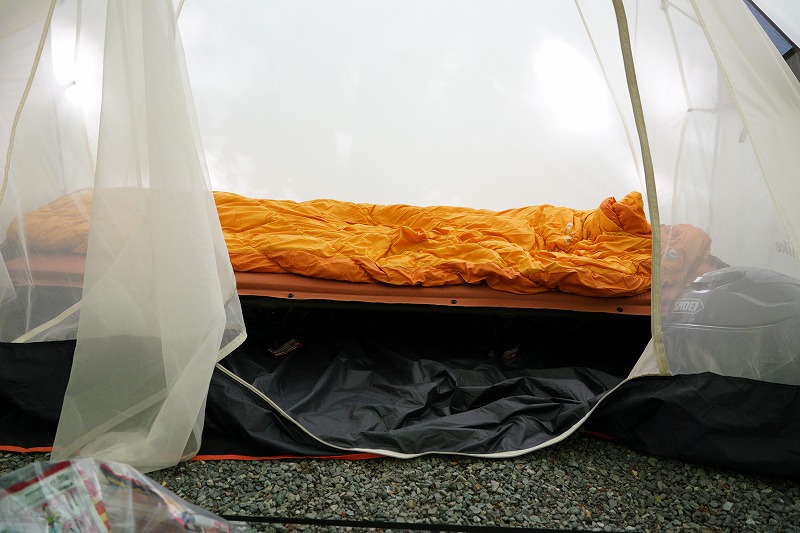 naturehike the hills solo テントの実際