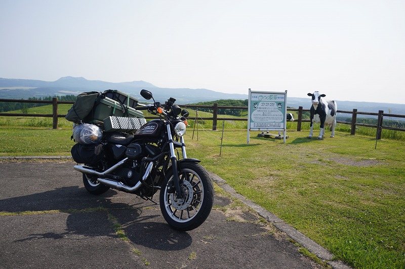 900草原展望台にて