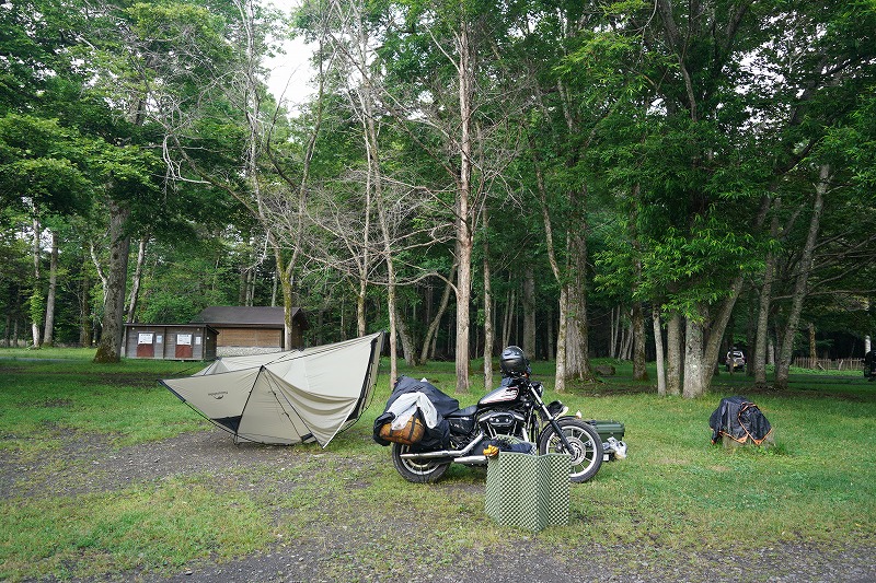 美笛キャンプ場撤収