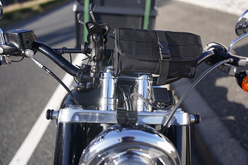 ハンドルにライザースペーサーを入れた後