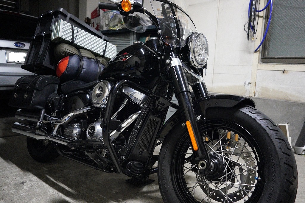 ふもとっぱらキャンプ場へ:ツーリングキャンプ写真