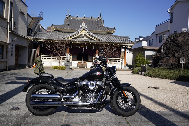 第零号 道開オートバイ神社 ツーリング風景写真
