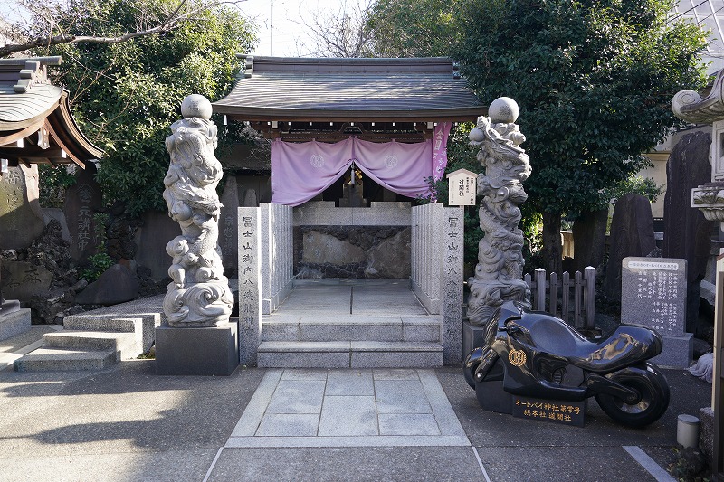 第零号 道開オートバイ神社 ツーリング風景写真